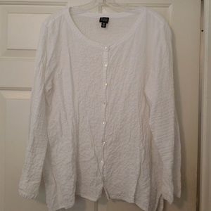 Eileen Fisher XL button down shirt